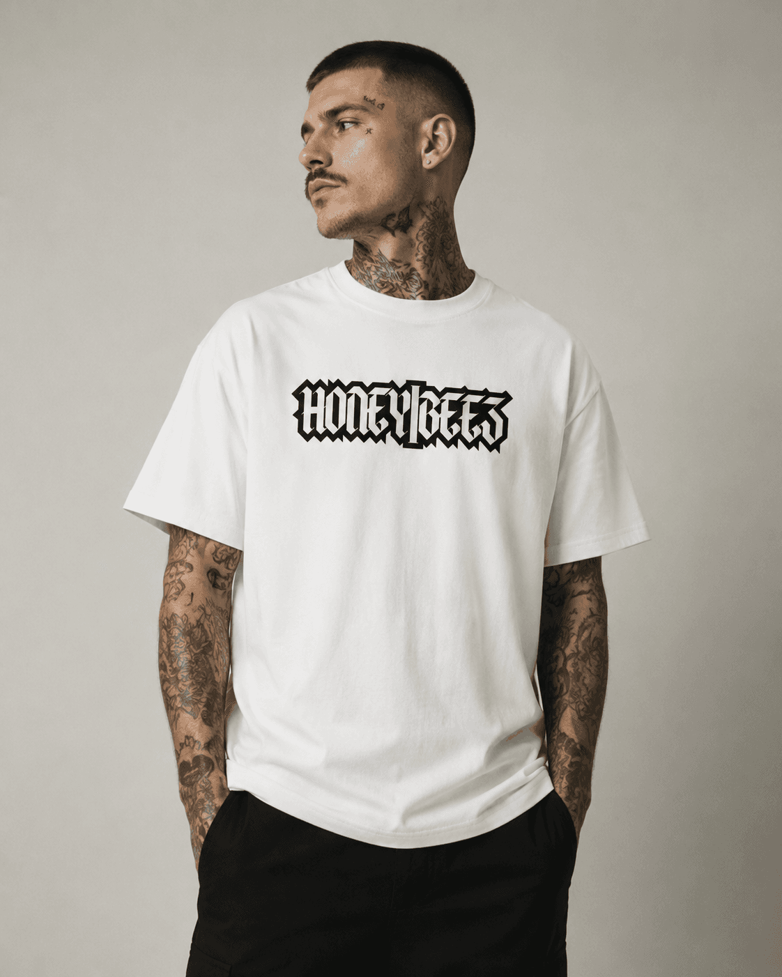 Classic Logo Tee White Front